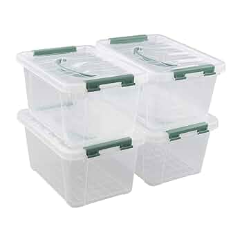 Transparent storage boxes